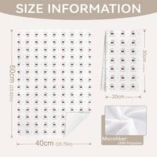 MEMNUN 2件裝萬聖節可愛粉色幽靈印花廚房抹布 40*60cm/45*70cm 超細纖維現代柔軟洗碗布 手巾 家居裝飾 廚房裝飾 烹飪烘焙 茶巾 廚房配件 可機洗 清潔用品 適用於餐廳廚房 萬聖節節日裝飾與禮物 全季節 - 彩色 - 查看 5