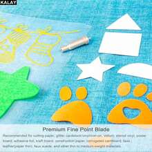 KALAY Premium Fine-Point Blade + Housing & 3 Cutting Blades- Works With /Maker/Explore 3/Explore Air 2/Air/One Machines, For Slicing Cuts Glitter Vinyl, Cardstock, Faux - Premium Fine Point Blade - View 4