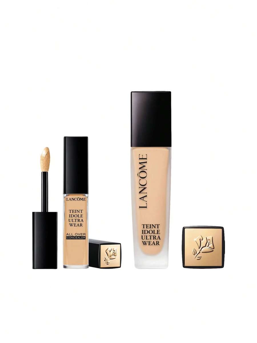 Lancôme [حزمة] خافي عيوب Teint Idôle Ultra Wear شامل 35 بيج ذهبي 13 مل + كريم أساس Teint Idôle Ultra Wear 345N 30 مل - 35 بيج ذهبي + 345 شمال - مشاهدة 1