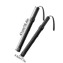 Weighted Ropeless Battle Ropes, Heavy Duty Portable Cordless Battle Ropess For HIIT Workouts, Cardio & Muscle Training, Low-Impact Cardio Training For Men & Women - 2 Pieces Black - View 3