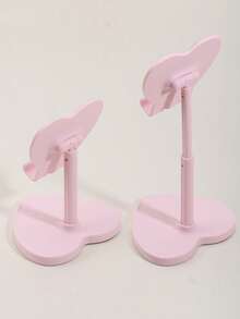 Heart-Shaped Phone Stand, Adjustable Multi-Function Non-Slip Desktop Holder, Suitable For Desk, Ideal For Watching Movies And Live Streaming In Dorm, Suitable For Labor Day Office Use And Autumn Dorm Decor - F - View 6