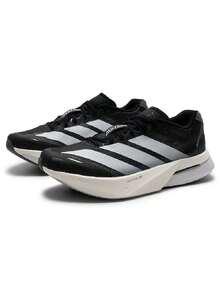 Adidas Men's Running Shoes ADIZERO BOSTON 13 M Racing Cushion Responsive Road Running Outdoor Workout Fitness Casual Sports Shoes JS4938 - Black/White/Dark Grey - View 8