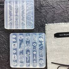 Baroque Gear Clock Mechanical Wing Steampunk Style 3D Nail Art Accessories Silicone Nail Mold - Clear - View 7