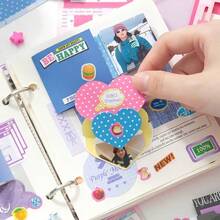 Paket Material Mekanisme Kreatif M5, Setiap Buku Dapat Membuat 10 Pola, Pembuatan Buku Catatan Perencana M5, Digunakan untuk Scrapbooking DIY, Material Perencana, Kerajinan Tangan, Permainan Orang Tua-Anak, Membuat Album Foto, Hadiah Liburan, Hadiah Natal - beraneka warna - View 7