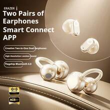 Lenovo ERAZER EX216 Bluetooth 6.0 In-Ear Wireless Headphones With LED Display, Stereo Sound, HD Call, And ENC - View 3
