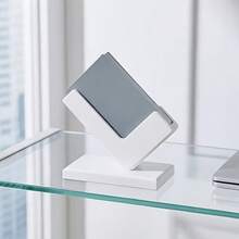 1pc Industrial Style Creative Business Card Holder, Desktop Card Display Stand, Minimalist Design Office Organizer, Freestanding European Style Business Card Rack, Suitable For Office/Workstation Decor, Business Card Holder, Calendar And Card Storage - Single Piece - View 5