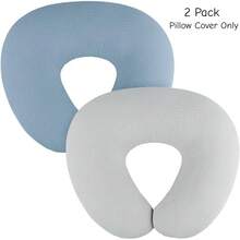 紗布哺乳枕套，透氣紗布哺乳枕套，附拉鍊柔軟嬰兒用枕套 - 彩色 - 查看 9