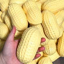 Tachimi 1pc Peanut Stress Ball, Crunchy Squeeze Toy, Soft And Chewy Peanut/Crunchy Squeeze Peanut/Children's Squeeze Peanut, Creamy Soft Touch, Stress Relief Toy, ASMR Sensory Anti-Stress Toy, Children's Birthday Gift, Holiday Gift, Peanut - Multicolor - View 7