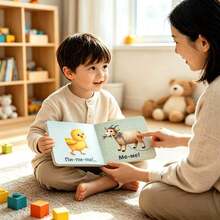 This Is A Sturdy Board Book Featuring Farm Animal Sounds In Russian And Beautiful Illustrations-Perfect For Daily Parent-Child Reading And An Ideal Gift For Early Childhood Education. - Multicolor - View 7