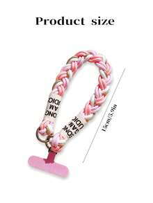 Multi-Color Braided Phone Lanyard, Detachable Metal Buckle Phone Strap, Anti-Loss Phone Charm, Anti-Drop Phone Strap, Suitable For Daily Use And Travel, Fashionable And Functional Phone Lanyard - Multicolor - View 10