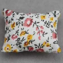 Mini Throw Pillow, Dollhouse Miniature Home Decor Sofa Bedroom Scene Cushion Prop Model Accessory, 1:12 Dollhouse Accessory Throw Pillow Doll Model Accessory, DIY Fabric Sofa Throw Pillow Photography Prop Decoration - Multicolor - View 11