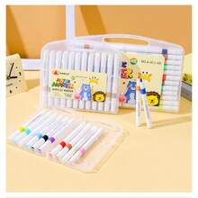 Bộ bút marker acrylic 12 cái/80 cái, mực màu, lớp phủ đục, bút vẽ nghệ thuật cho học sinh - Bút lông acrylic - Xem 4