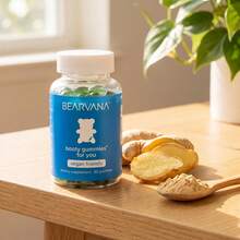 BEARVANA Peach Support Women's Multivitamin Gummies - Includes Herbal Extracts & Essential Vitamins - Berry Flavor - 60 Gummies - 桃子支持 - 查看 4
