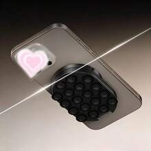 3 In 1 Mode Suction Cup Magnetic Climbing Buckle Mobile Phone Holder Folding Rotating Multi-Function Phone Stand Car - Black - View 6