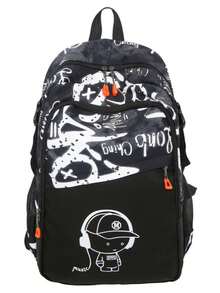 New Cartoon Back To School Graduation Season Elegant Cute Fashion Versatile Large Capacity Multi-Function Backpack (No Accessories Included) - Multicolor - View 1