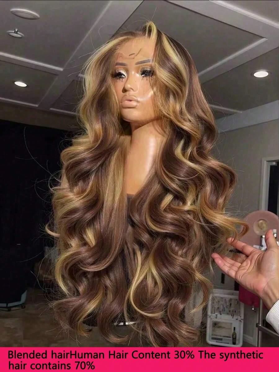 Perucas NATAN Frontal Sem Cola Cabelo Humano Cabelo Humano Brasileiro Ondulado Renda Cabelo Humano, Densidade 200 5X5 Faixa Frontal Transparente de Alta Definição, Cabelo Virgem Pré-Cortado Sem Cola, Cabelo Falso, Peruca Ondulada Feminina, Perucas Pretas Naturais para Mulheres - SP4/27 - Visão 1