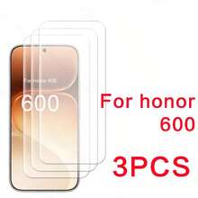 3 قطع واقي شاشة زجاج مقسى لهاتف Honor 600 /600Lite /600Pro متوافق مع Honor 400Lite /400 /X6C /X8C /X7d/X9d/X8d /400smart /200LITE /200smart واقي شاشة زجاج مقسى عالي الدقة - شفاف - مشاهدة 18