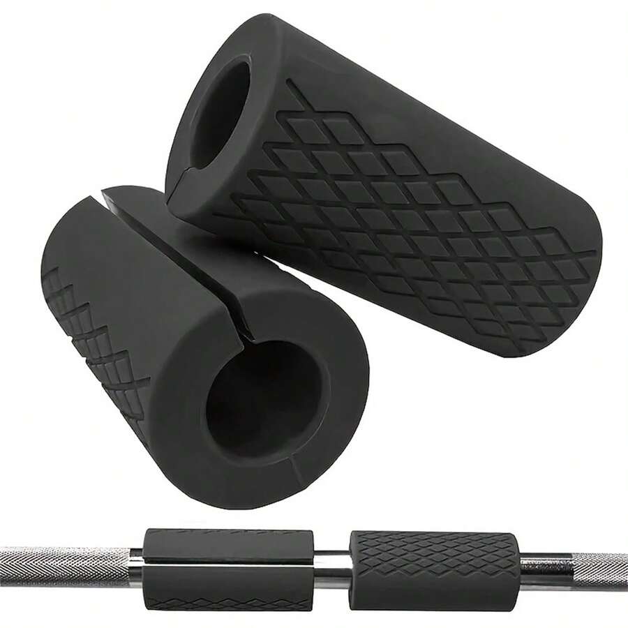2pcs/Set Dumbbell Grip - Portable Barbell Accessory, Enhances Grip Strength And Lower Back Support, Reduces Injury Risk, Suitable For Fitness Enthusiasts, Dumbbell Grip - Multicolor - View 1