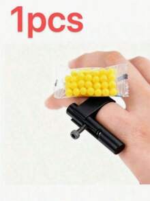 Mini Finger Gun Game For Stress Relief, Cute Cartoon Finger Gun, Palm Toy Prank Game Gag Toy - Multicolor - View 11