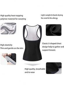 Elastic Design Sports Sweat-Absorbing Waist Belt Body Shaper Waist Trainer Tight Corset - Silver - View 5