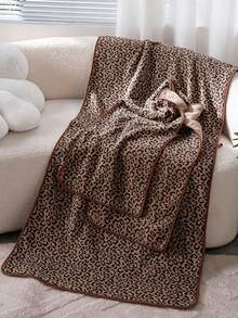Set Handuk Mandi Motif Leopard, Handuk Tangan Harian, Handuk Wajah, Lap Mandi, Handuk Mandi, Handuk Lembut Bulu Karang yang Menyerap dan Cepat Kering, Dekorasi Kamar Mandi - Motif macan tutul cokelat - View 8