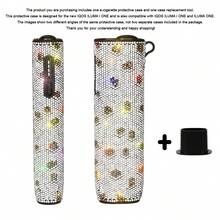BLBLBL 1SET (1 Protective Case + 1 Replacement Tool) New Luxury 360° A-Grade Rhinestone Artificial Sparkling Anti-Slip Anti-Drop Electronic Cigarette Protective Cover With Large Hanging Hole For IQOS ILUMA I ONE, Also Compatible With ILUMA ONE, Suitable For Daily Use - Diamond Version - View 10