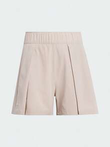 Adidas Spring/Summer Women's Classic Minimalist Comfortable Golf Sports Casual Straight Leg Shorts JC9233 - Miracle Taupe Brown - View 1