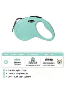 Correa retráctil linda para perro 3M/5M automática extensible cuerda de tracción para pasear cachorros para perros pequeños y medianos gatos accesorios para mascotas - Multicolor - Ver 19