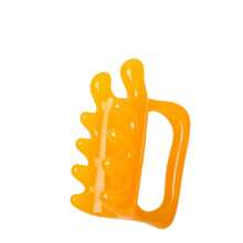 Amber Double-Push Massage Comb, Multi-Function Scalp Acupoint Gua Sha Tool, Home Relaxation Self-Care Accessory, Bedroom Vanity Aesthetic Decor - Multicolor - View 4