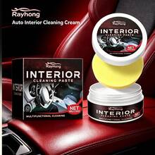 rayhong Car Interior Cleaning Cream, Seat Leather Foam, Waterless Stain Remover And Refurbishing Car Interior Cleaner - A - View 2