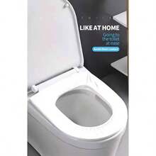 10pcs Disposable Flushable Toilet Seat Covers | Portable Travel Pack Soft Paper Covers, Comfortable And Hygienic - View 5