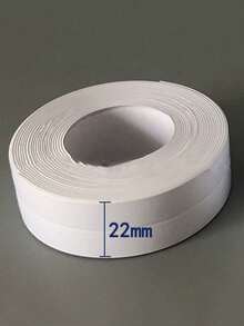 1 Roll Waterproof & Mildew-Proof Toilet Sealing Tape 7m, Kitchen & Bathroom Self-Adhesive Sealing Strip, Bathroom Moisture-Proof, Kitchen Sink Decorative Joint Sticker - A - View 3