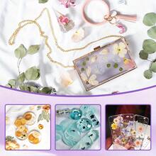 UV Resin Kit 250g/500g Crystal Clear Hard Low Odor, Ultraviolet Epoxy For Jewelry Making Pendants DIY Crafts Casting Molds - A - View 7