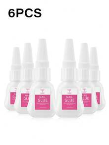 COLOURSMILE Lem Kuku Super Kuat, 1/3/4/5/6pcs/Set 15ml/BotolPerekat Kuku Cepat Kering, Tahan Air dan Tahan Lama, Cocok untuk Kuku Palsu - 1PC - View 8