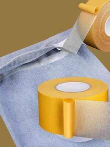 1pc 10M Invisible Hem Tape, Pant Leg Shortening Adhesive Patch, Prevent Dragging, No-Sew Hidden Closure Tape, Anti-Dragging Hem Patch For Jeans, Pants, Curtains, 3pcs - Standard - View 3