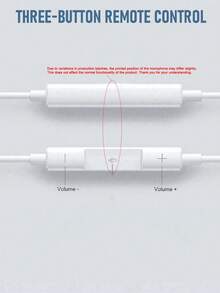 有线入耳式耳机，带 Lightning 接口，兼容 /iPad Lightning 接口 [需要蓝牙功能] - 白色 - 查看 6