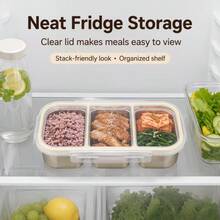 One High-Quality 304 Stainless Steel Leak-Proof 2/3-Compartment Lunch Box, Durable And Easy To Clean, Suitable For School, Office And Travel, Reusable Meal Preparation Box. - Silver - View 7