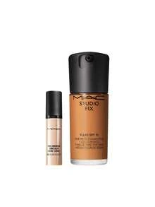 MAC [Bundle] Pro Longwear Concealer NW15 9 Ml + Studio Fix Fluid SPF 15 Foundation C8 30 Ml - NW15+C8 - View 1