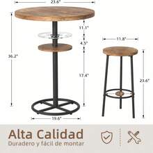 Outdoor Dining Tables - Brown - View 3