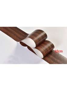 1 Roll 5mX10cm Self-Adhesive Wood Grain Edge Trim Sticker, Suitable For Home Decor, Door Frame Cover, Hole Repair, Door Frame Wall Edge Decoration, Self-Adhesive Backing Wallpaper, Suitable For DIY - Multicolor - View 9
