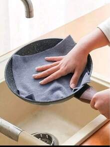 1 Roll/20 Pieces Reusable High Absorbency Microfiber Cleaning Wipes - Highly Absorbent, Durable And Machine Washable Kitchen Towels, Suitable For Dishwashing, Countertop Cleaning, Floor - Multi-Purpose Household Cloth, Modern Square Design, Space Theme Cleaning Supplies, Dish Cloth, Countertop Wipes, High Absorbency Fabric - A - View 12