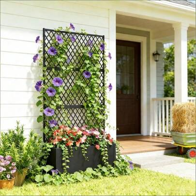 Raised Garden Bed,Metal Planter Box,Privacy Planter-XY752807