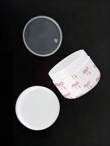 白色蝴蝶結旅行分裝罐，適用於乳霜、乳液及其他護膚產品，可重複使用，適合存放潔顏膏、泥膜、身體乳液、護手霜等，海灘、夏季、郵輪及各種旅行必備，也是送給朋友、家人、閨蜜或同學的完美禮物 - 彩色 - 查看 8