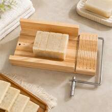 Wooden Soap Cutter With Stainless Steel Wire, Handmade Soap Cutting Tool, Wooden Soap Slicer For Cold Process Soap, DIY Soap Making Supplies - Wooden Soap Cutter - View 4