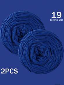 1/2件 T-Shirt 紗線，大號 300g±20g/件 -2cm 寬，編織布料柔軟聚酯纖維紗線，適用於 DIY 鉤編包包、籃子、地墊、拖鞋、娃娃、紗線手工藝。多色紗線、度假紗線、鉤編紗線、手工紗線、多功能鉤編配件、手工禮物 - 彩色 - 查看 110