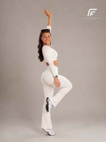 Women Sports Sets - Pearl White - View 9