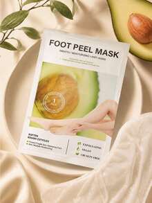 Masker Kaki Alpukat, Persik, Lidah Buaya, dan Susu Kelapa, Masker Kaki Pengelupas dan Pelembap, Pengangkat Sel Kulit Mati, Perawatan Kaki - Membran kaki - View 3
