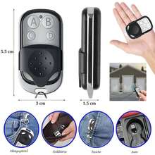 433 MHz Remote Control (4-Pack), Universal Remote For Automatic Doors, Cloning Keychain, Wireless Systems, Compatible With Fixed And Learning Codes. - Multicolor - View 3