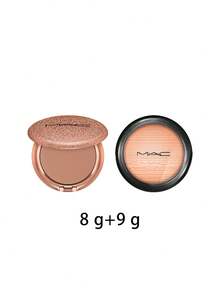 MAC [Bundle] Skinfinish Sunstruck Matte Bronzer Matte Medium Rosy 8 G + Extra Dimension Skinfinish Glow With It 9 G - Matte Medium Rosy+Glow With It - View 2