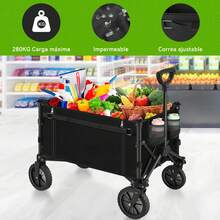 Carts & Wagons, Shopping Trolleys - Black - View 8